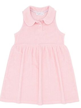 Minnow Girls Pink French Terry Tennis Dress